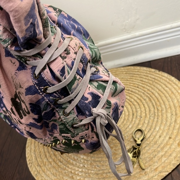Guess Khaki Prints Boho Tote Bag - Picture 8 of 14